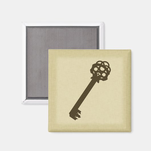Rustikaler Schlüssel Magnet (Vorderseite/Rückseite)
