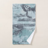 Rustikaler Schmetterling Badhandtuch Set (Handtuch)