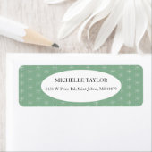 Rustikaler Schnee auf Grün (Insitu)