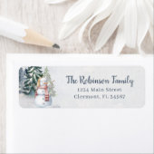 Rustikaler Schneemannwald (Insitu)