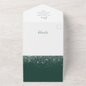 Rustikaler SchneeWinter | Weihnachtsfoto Collage All In One Einladung (Außenbereich)