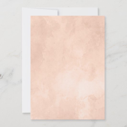 Rustikaler Schönheitsblumenladen Junggeselinnen-Ab Einladung (Rückseite)