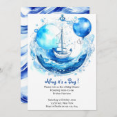 Rustikaler Schönheitssalon: Kinderdusche Einladung (Vorne/Hinten)