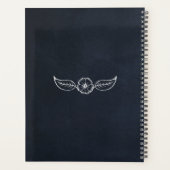 Rustikaler Schwarzer Brettergarten Planer (Rückseite)