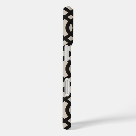 Rustikaler Schwarzer Trellis Case-Mate iPhone Hülle (Rückseite / Rechts)