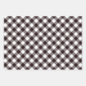 Rustikaler Schwarzer und Goldweiher Geschenkpapier Set (Vorderseite)