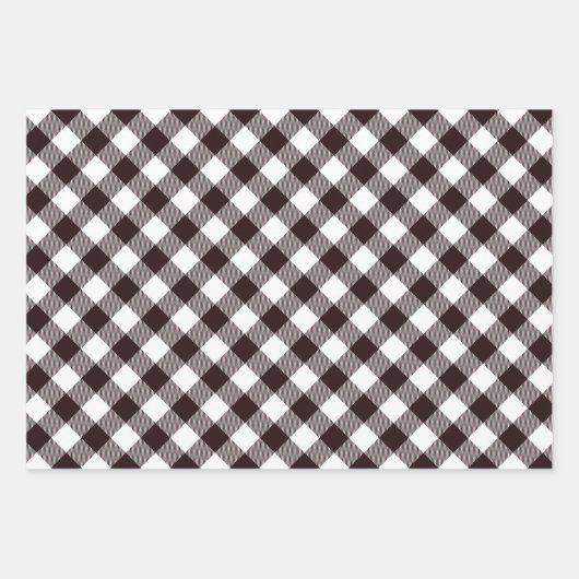 Rustikaler Schwarzer und Goldweiher Geschenkpapier Set (Vorderseite)