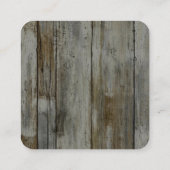 Rustikaler Schwarzwald QR-Code Begleitkarte (Rückseite)