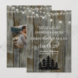 Rustikaler Schwarzwald Save The Date