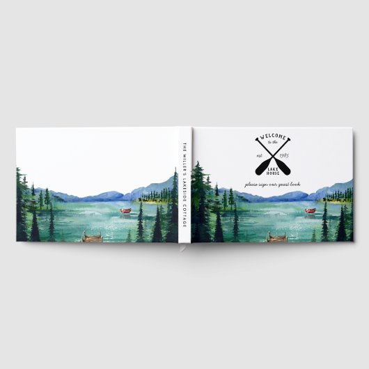 Rustikaler See | Lake House Gästebuch (Voll)