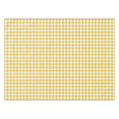 Rustikaler Senf Yellow Gingham Buffalo Kariert Tischdecke (Vorderseite (Horizontal))