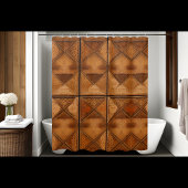 Rustikaler Shabby Chic Duschvorhang