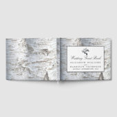 Rustikaler Silberbaum Gästebuch (Voll)