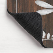 Rustikaler Silberdrachenfliege Personalisierte Mau Mousepad (Ecke)