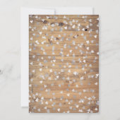 Rustikaler Silberner Liebe Herzkalender Save the D Save The Date (Rückseite)