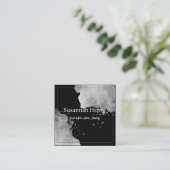 Rustikaler Silberschmuck in Handarbeit Quadratische Visitenkarte (Stehend Vorderseite)