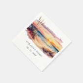 Rustikaler Sonnenuntergang Serviette (Ecke)