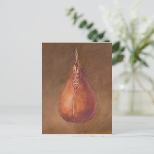 Rustikaler Sport | Boxen Postkarte (Stehend Vorderseite)