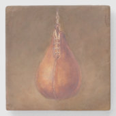 Rustikaler Sport | Boxen Steinuntersetzer (Vorderseite)