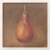 Rustikaler Sport boxendes | Glasuntersetzer (Vorderseite)