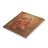 Rustikaler Sport | Boxhandschuh Fliese (Seite)