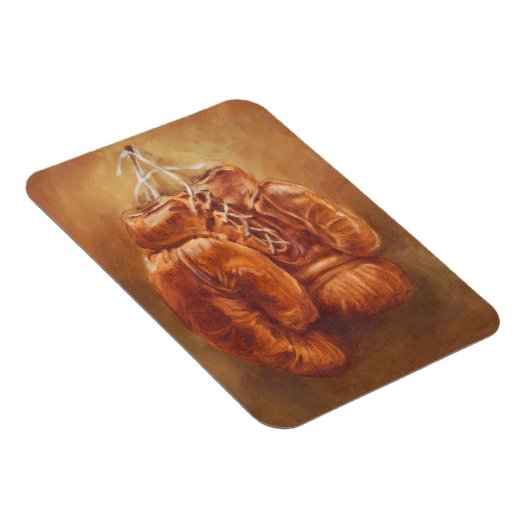 Rustikaler Sport | Boxhandschuh Magnet (Rechte Seite)