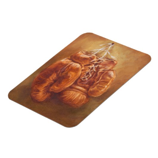 Rustikaler Sport | Boxhandschuh Magnet (Linke Seite)