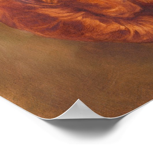 Rustikaler Sport | Boxhandschuh Poster (Ecke)