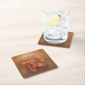 Rustikaler Sport | Boxhandschuh Rechteckiger Pappuntersetzer (Vor Ort)