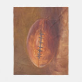 Rustikaler Sport | Fußball Fleecedecke (Vorderseite)