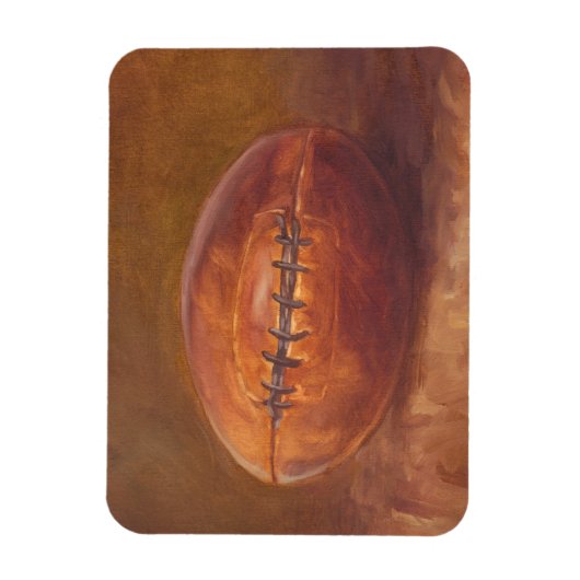 Rustikaler Sport | Fußball Magnet (Vertikal)