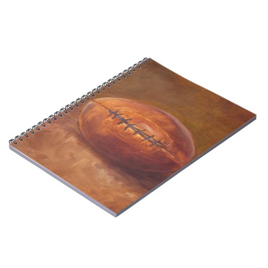 Rustikaler Sport | Fußball Notizblock (Linke Seite)