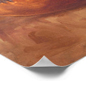 Rustikaler Sport | Fußball Poster (Ecke)