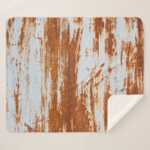 Rustikaler Stahl: Grunge Wall Texture Sherpadecke (Vorderseite (Horizontal))