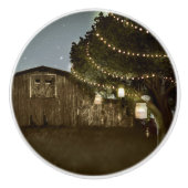 Rustikaler Stall & Abend Lighted Mason Jars Land Keramikknauf (Vorderseite)