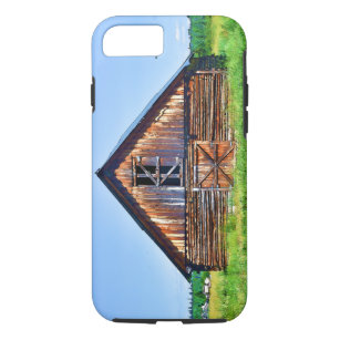 Rustikaler Stall auf der Ranch der Rinder Kunst Case-Mate iPhone Hülle
