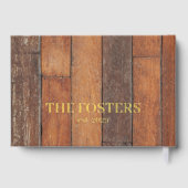 Rustikaler Stall Gästebuch (Rückseite)