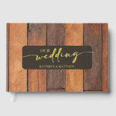 Rustikaler Stall Gästebuch (Vorderseite)