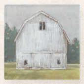 Rustikaler Stall Glasuntersetzer (Vorderseite)