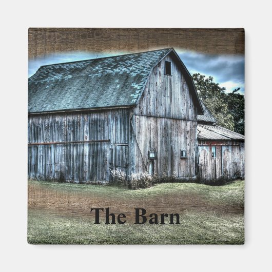 Rustikaler Stall Magnet (Vorne)