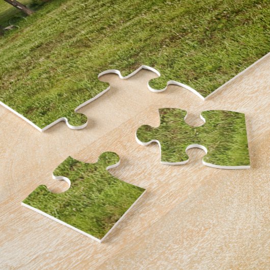 Rustikaler Stall North Carolina. Puzzle (Seite)