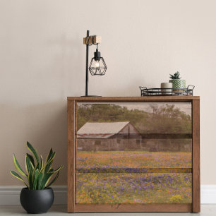 Rustikaler Stall Texas Bluebonnets Decoupage Seidenpapier