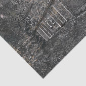 Rustikaler Stall Vintag Schwarz-Weiß-Sepia-Textur Seidenpapier (Ausschnitt)