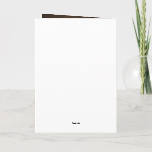 Rustikaler Stall Wedding Wood Mason Jar Babys Atem Dankeskarte (Rückseite)