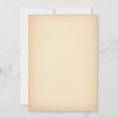 Rustikaler Stallhof Land Sonnenblume Daisy Hochzei Einladung (Rückseite)