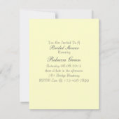 rustikaler Stallholz Champagner Western Hochzeit Einladung (Rückseite)