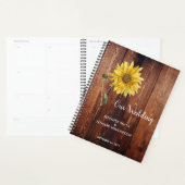 Rustikaler Stallsonnenblütenplaner Planer (Anzeige)