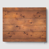 Rustikaler Starfish Beach strahlt tropische Hochze Gästebuch (Rückseite)