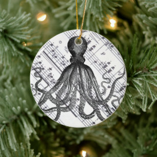 rustikaler Steampunk nautischer, moderner Vintager Keramik Ornament