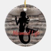 rustikaler Stil MERMAID | Keramik Ornament (Hinten)